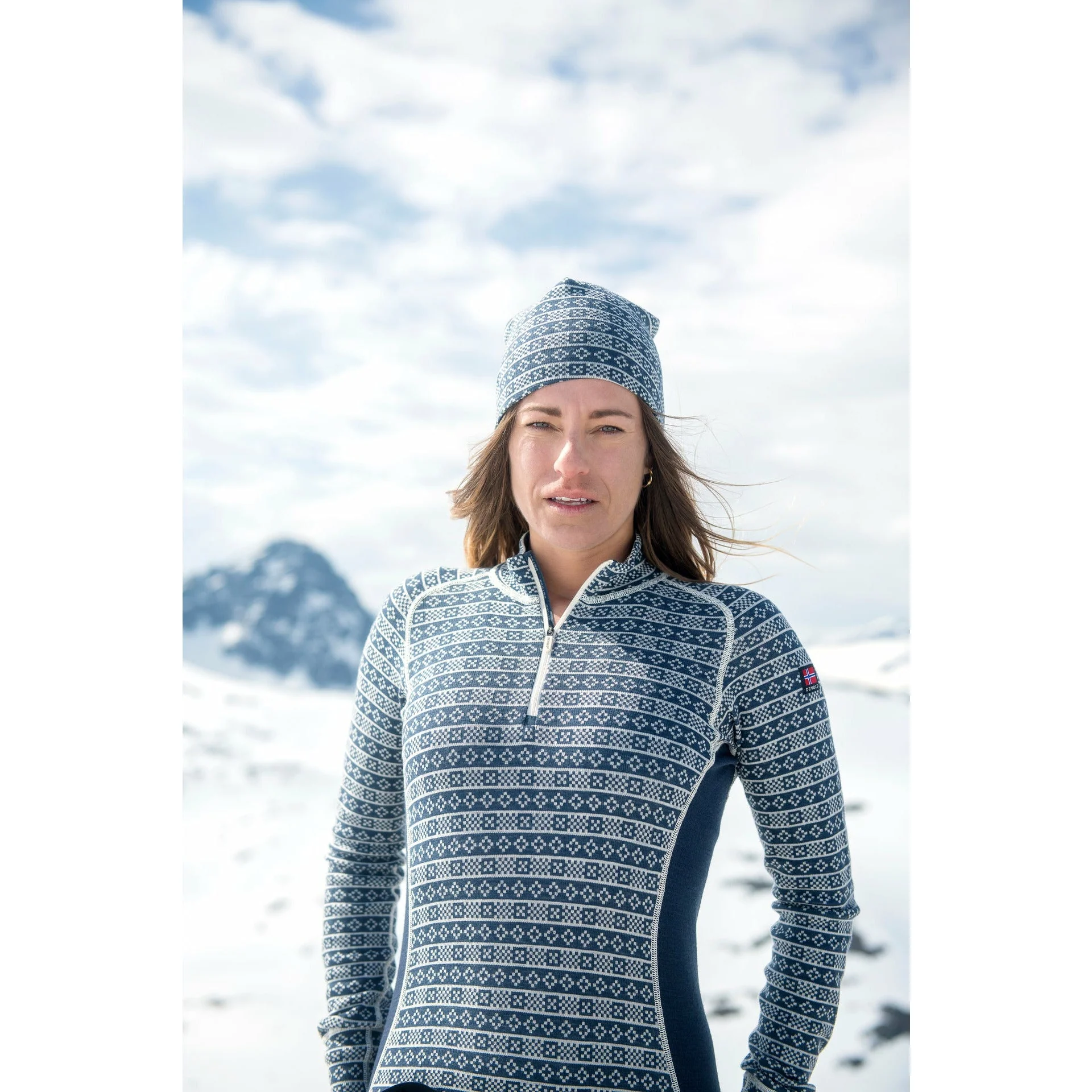 Women's Alnes Merino Half Zip Neck Shirt - Image 5
