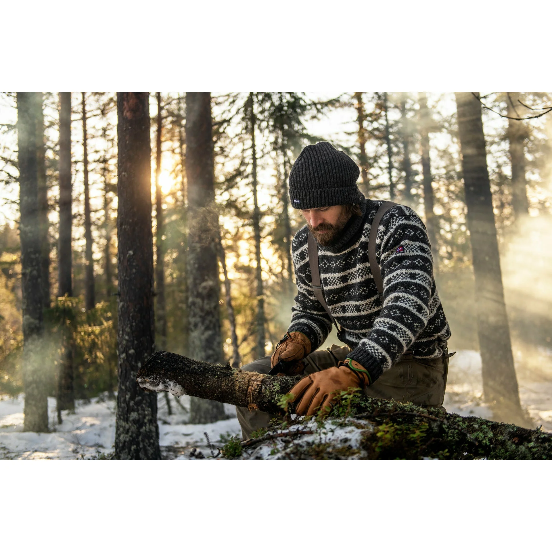 Alnes Wool Sweater With Roll Neck - Image 3