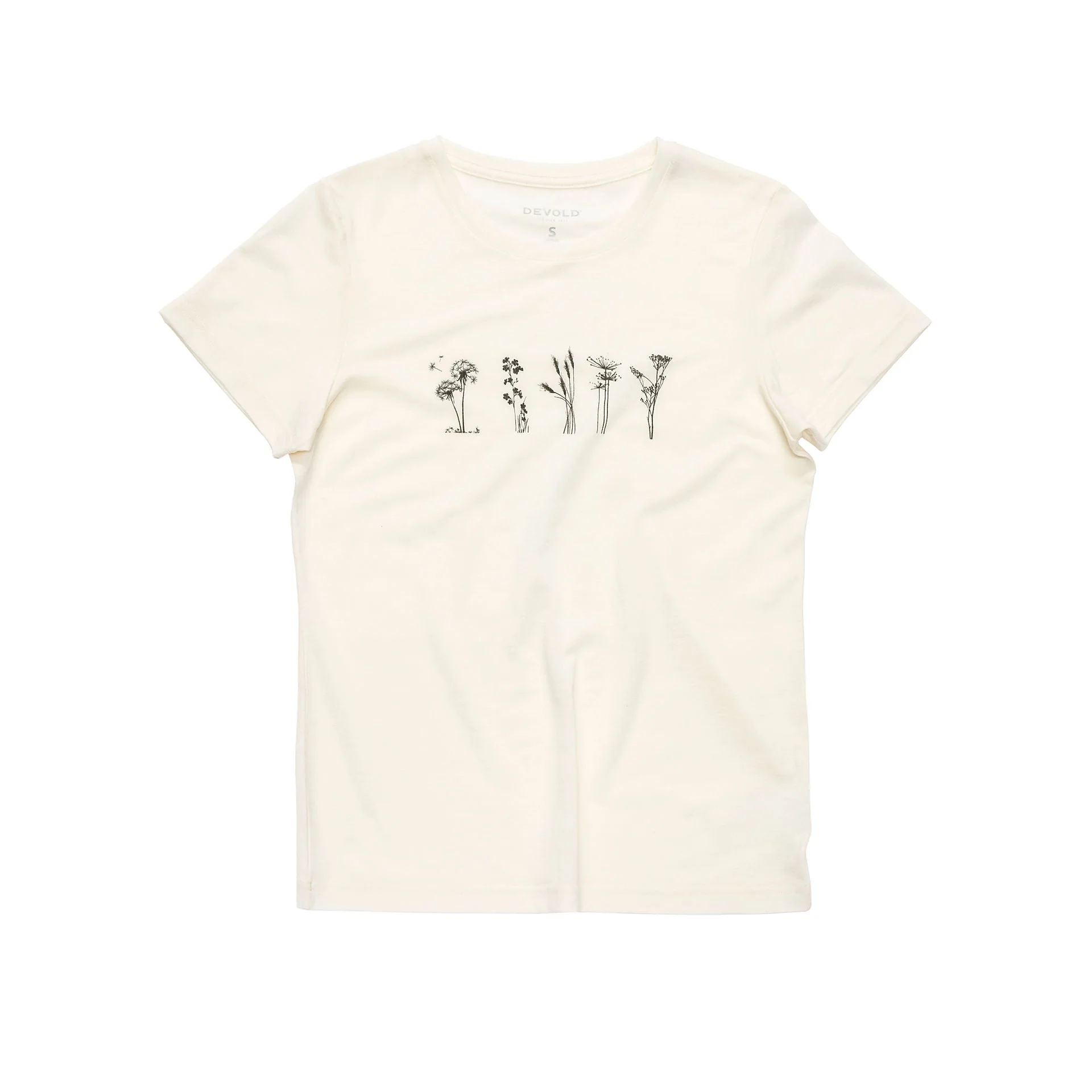 Women's Classic Flowers Merino T-Shirt - Image 2
