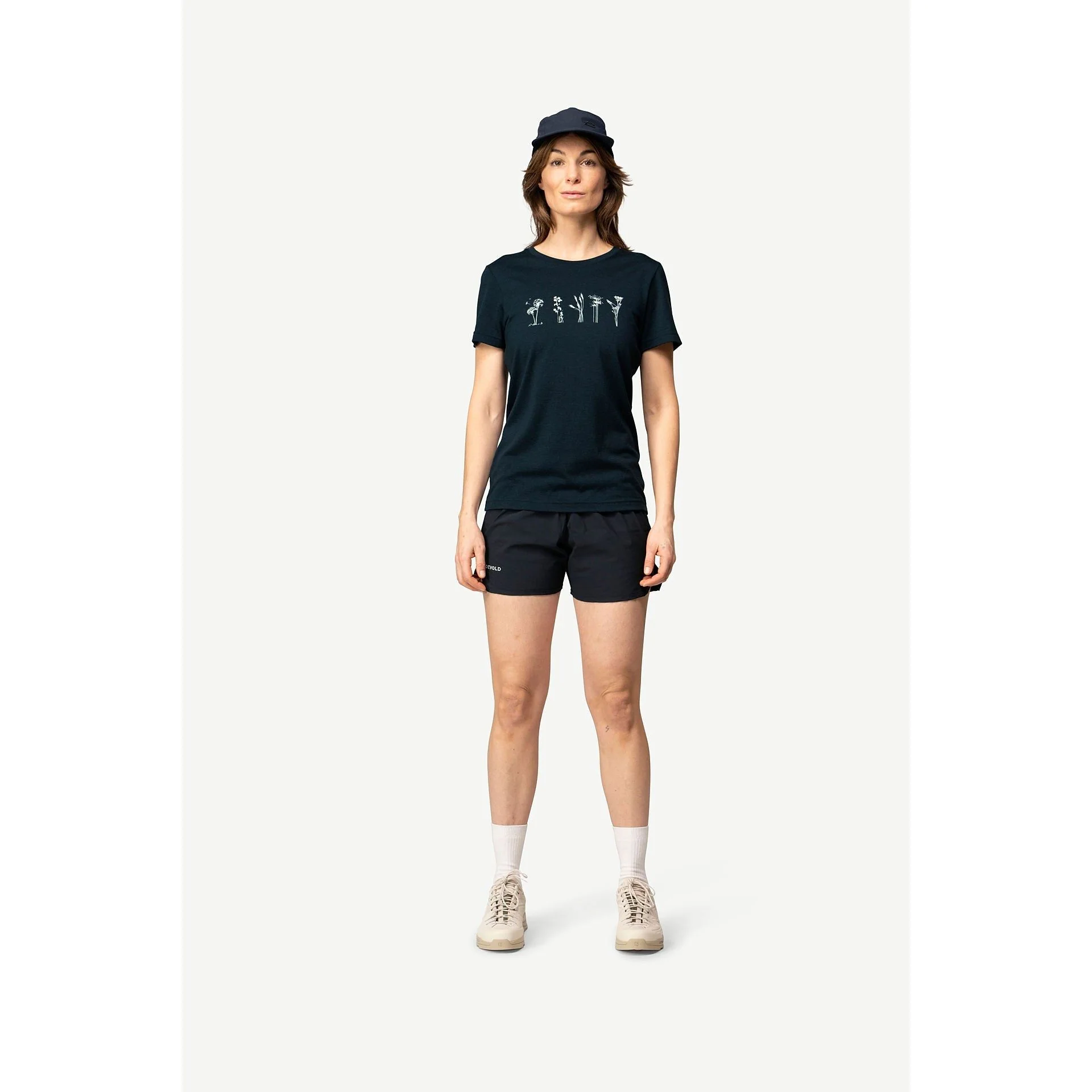 Women's Classic Flowers Merino T-Shirt - Image 6