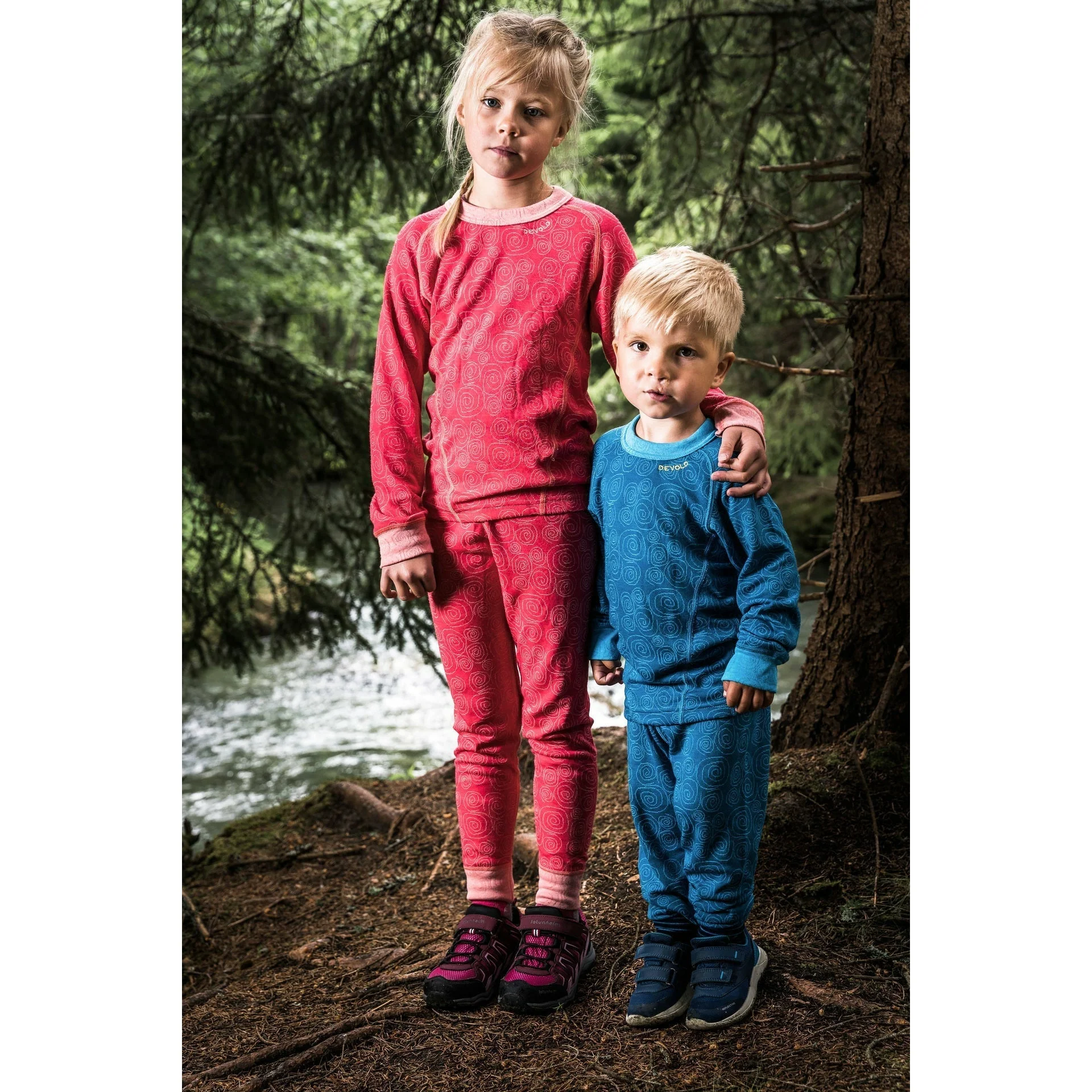 Kids' Duo Active Merino 205 Leggings - Image 4