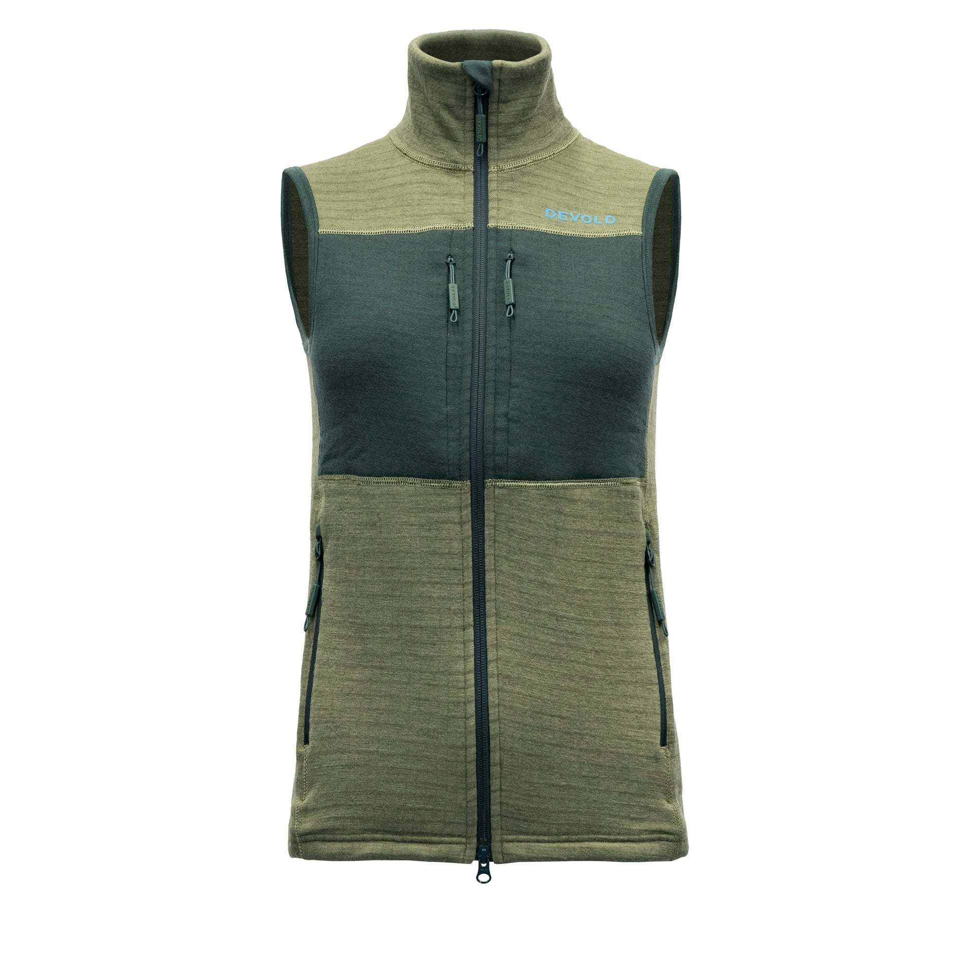 Women's Egga Grid Merino Vest - Image 6