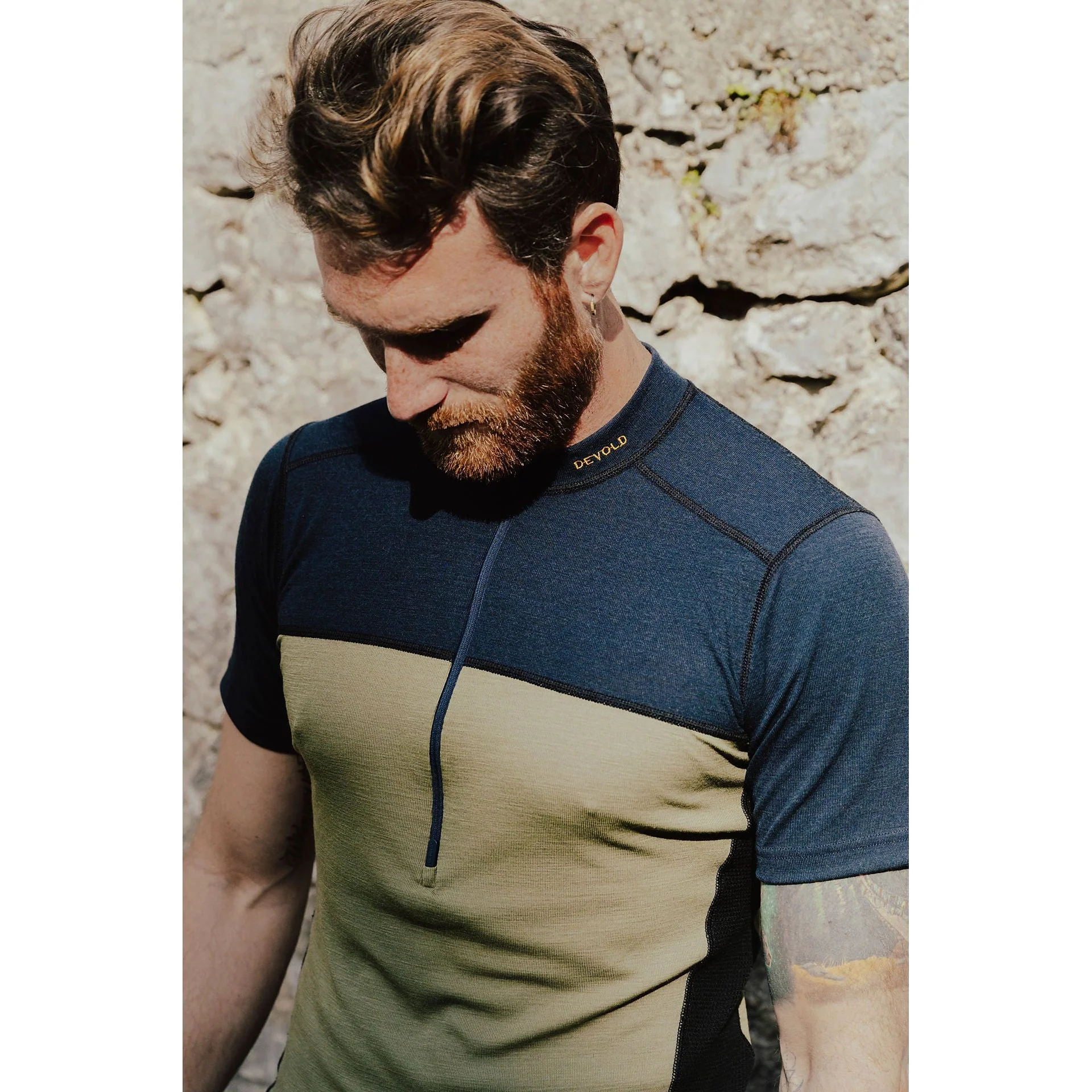 Men's Lauparen Merino 190 Zip Tee - Image 3