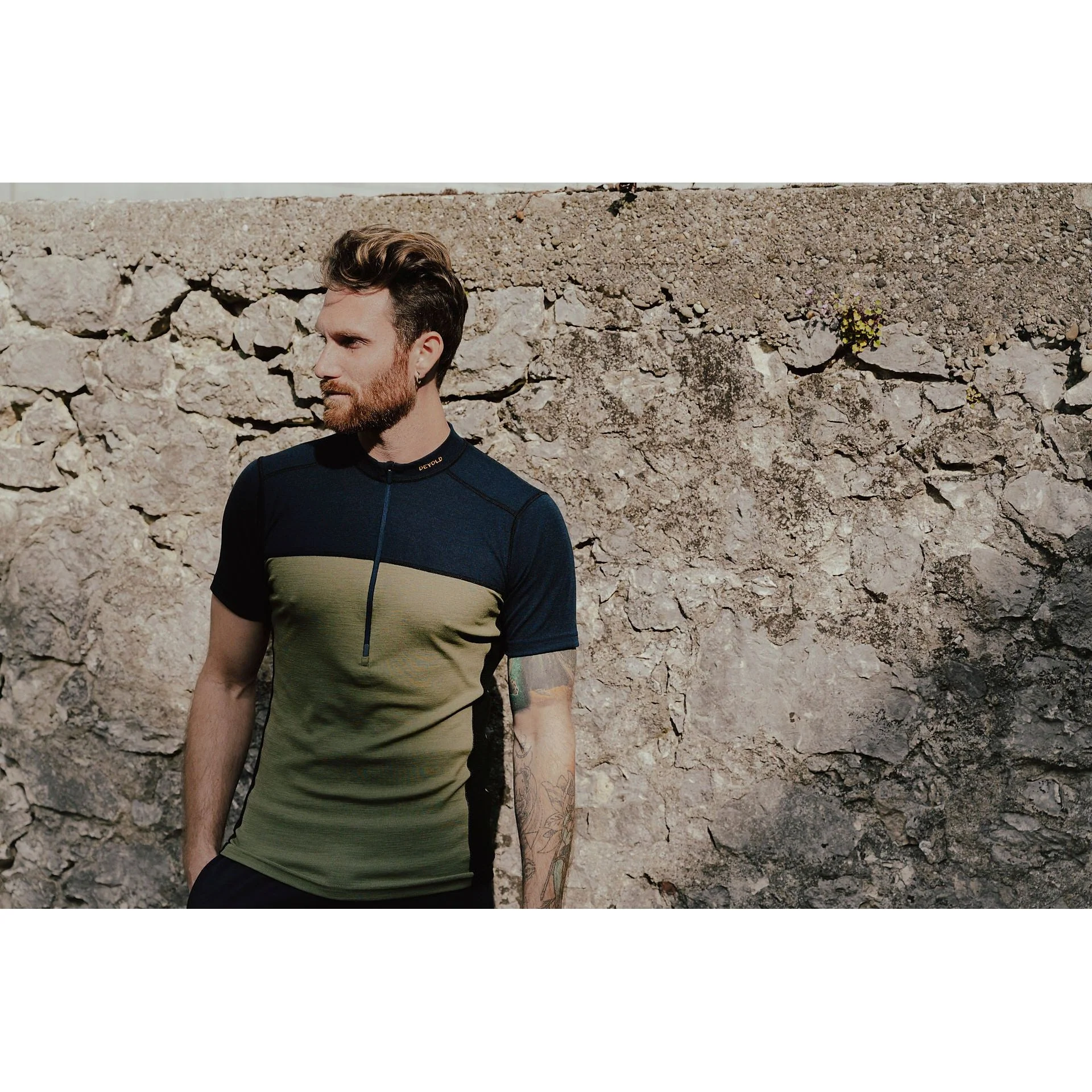 Men's Lauparen Merino 190 Zip Tee - Image 4