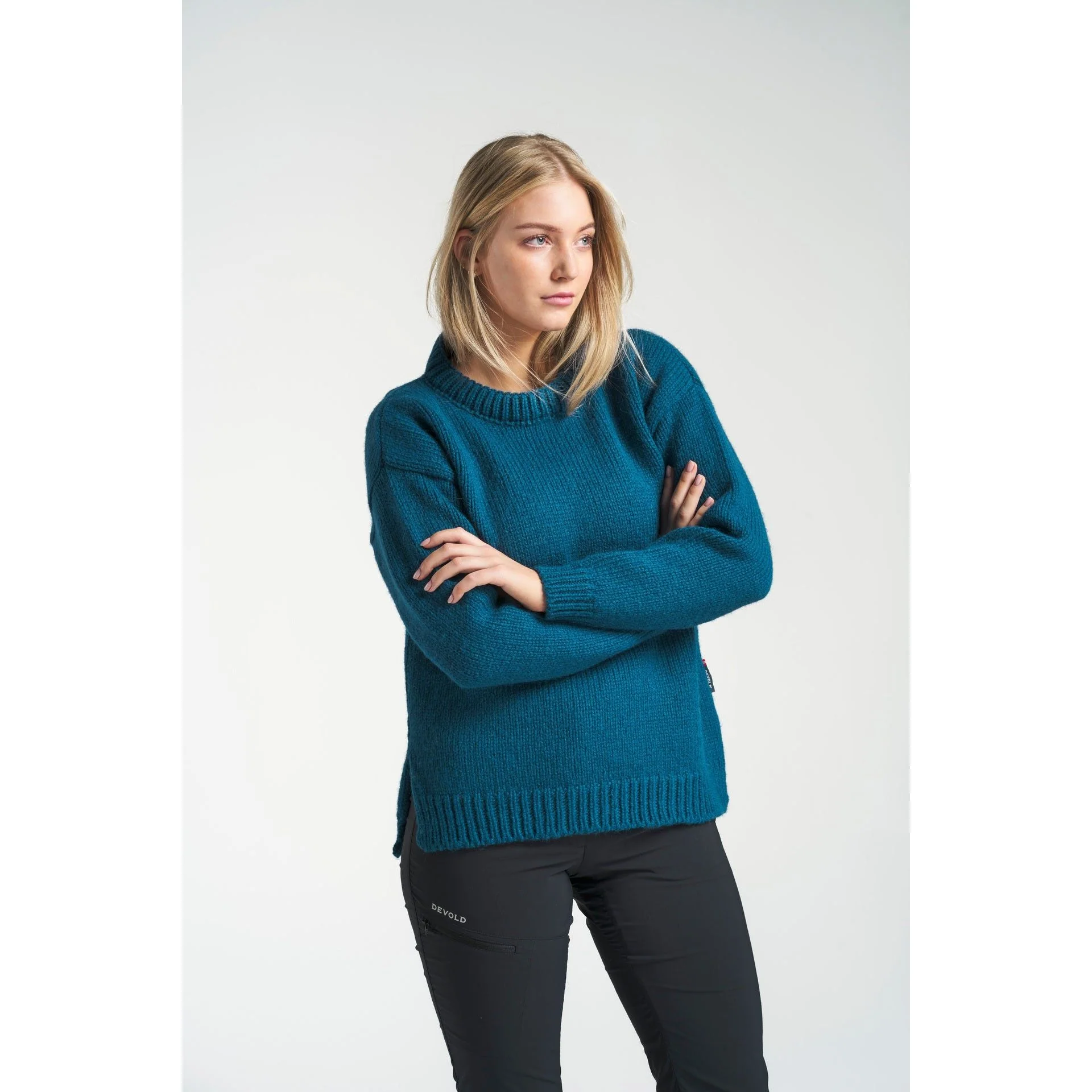 Women's Nansen Wool Split Seam Sweater - Image 7