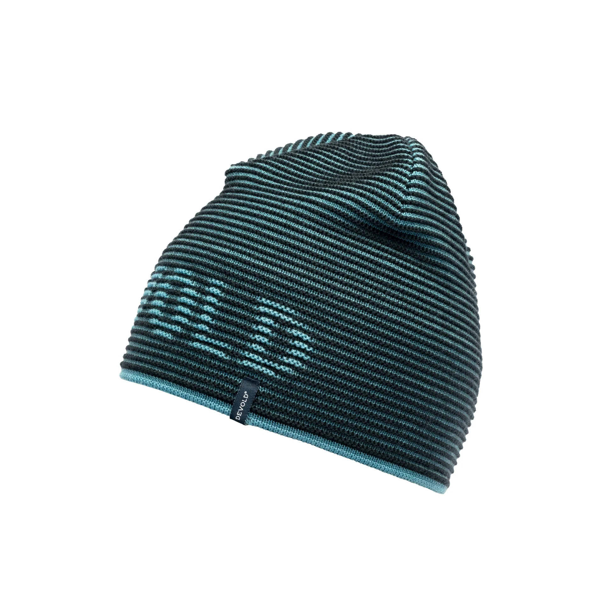 Rib Logo Merino Beanie - Image 2