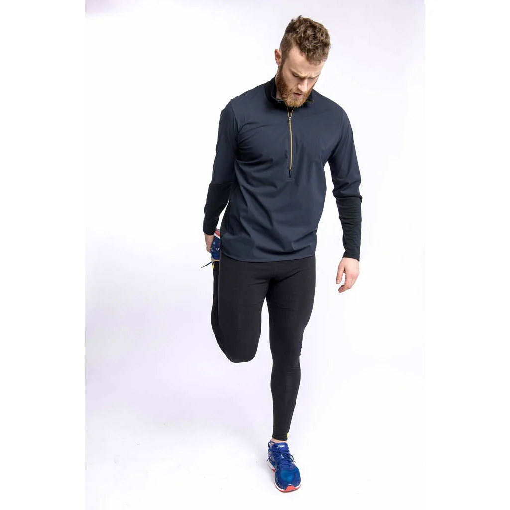 Men's Running Merino Cover Zip Neck - Image 3