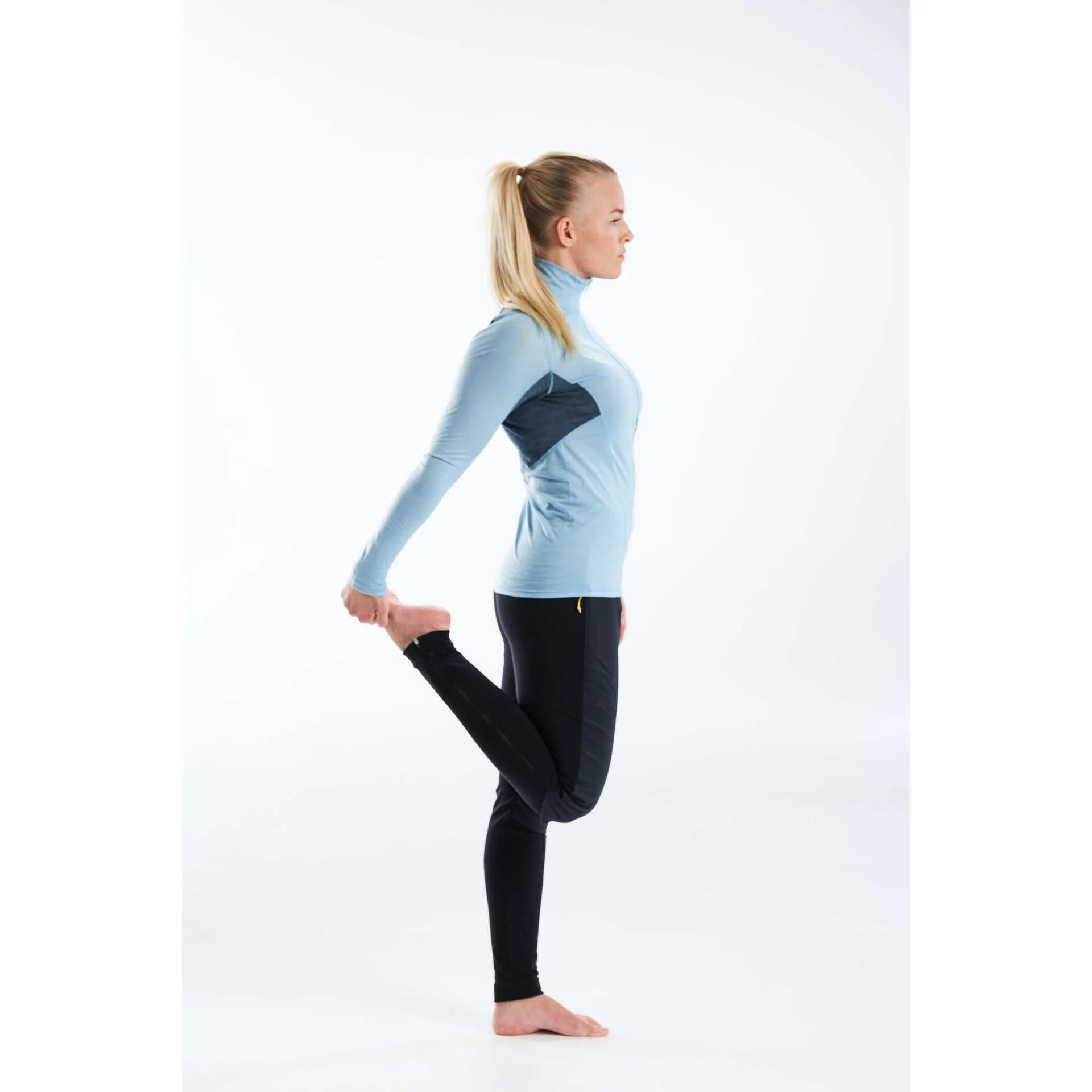 Women's Running Merino Zip Neck - Image 11