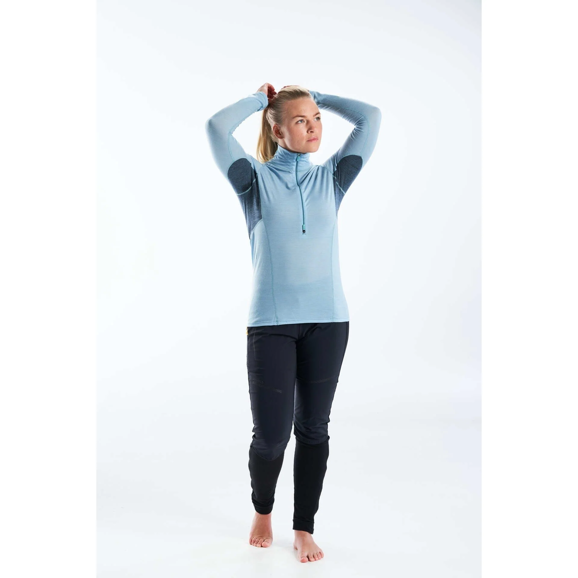 Women's Running Merino Zip Neck - Image 9