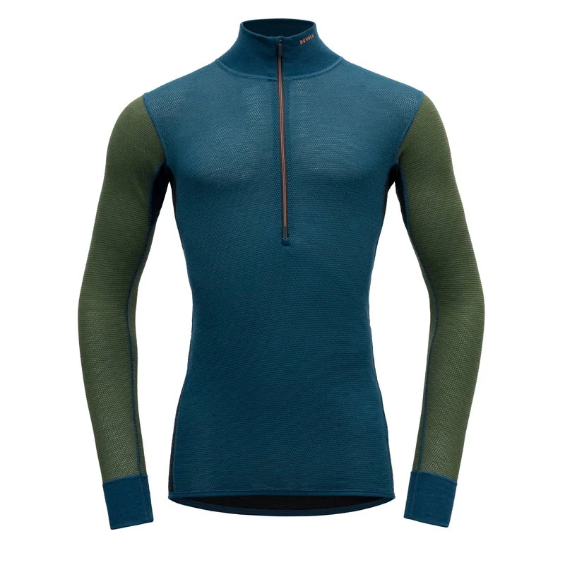 Men's Wool Mesh Merino 190 Zip Neck - Image 4